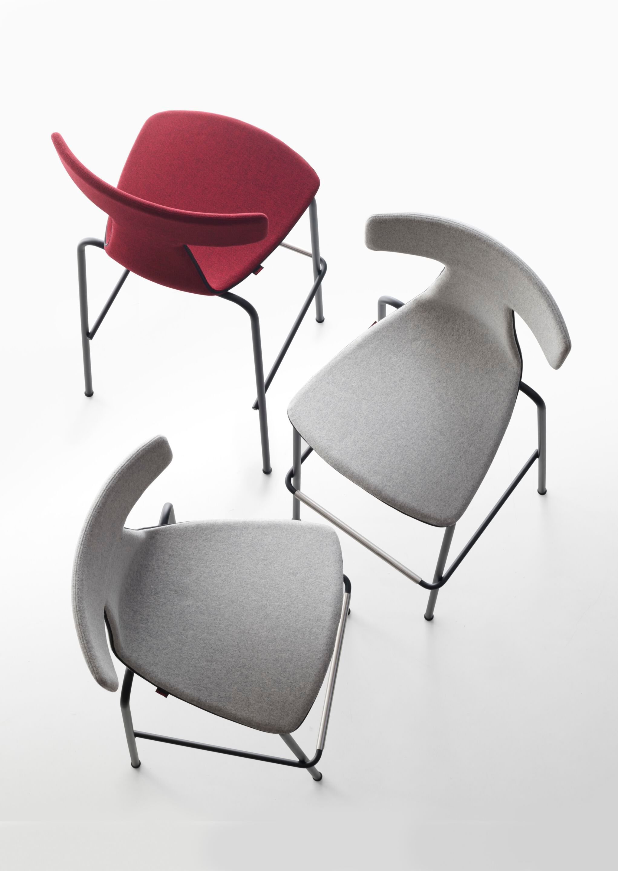 Тканевый мягкий стул со спинкой Plank ARCH-00096602 - Вид №2