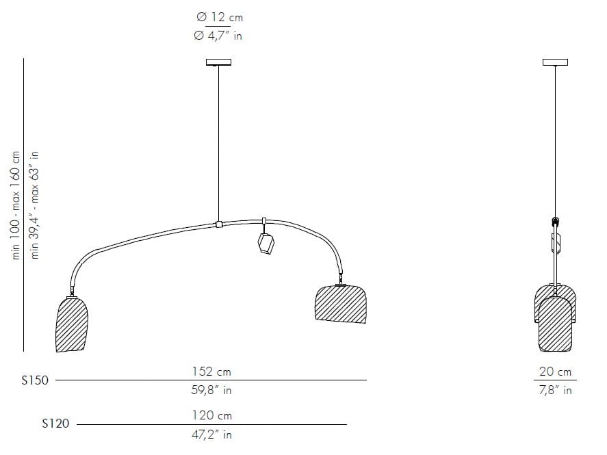 Стеклянная люстра Patrizia Volpato баланс ARCH-00097152 - Вид №2