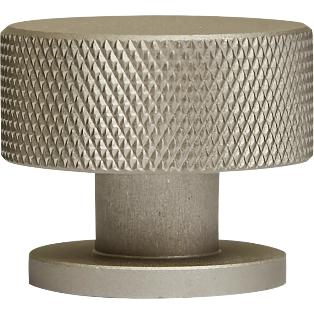 Мебельная ручка-кнопка 6501 матовый никель 30 мм EDSON STLM-2140114 - Вид №1