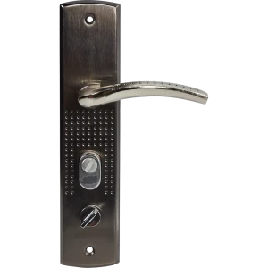 НОРА-М Ручка на планке для китайских дверей левосторонняя, матовый никель 85539452