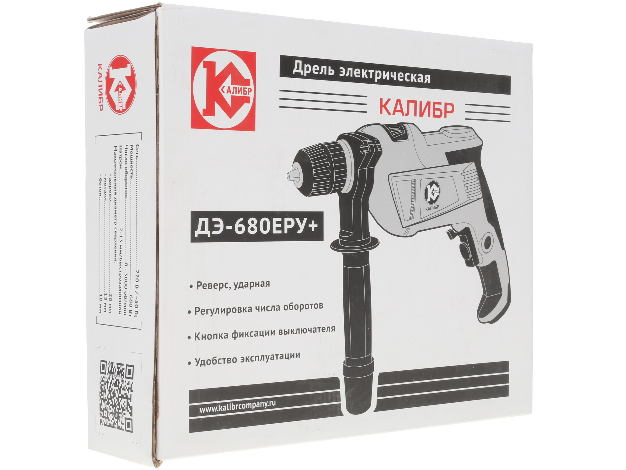 Дрель  Калибр ДЭ-680ЕРУ+ 1240735 STDN-0087747 - Вид №6