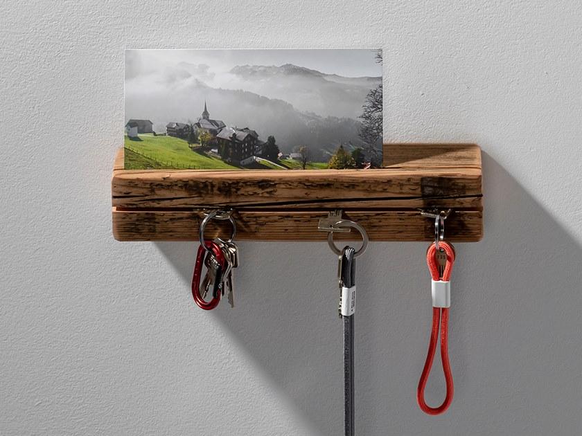 weld & co Полка для ключей из вторичной древесины Legno di recupero Schba01  - Вид №1