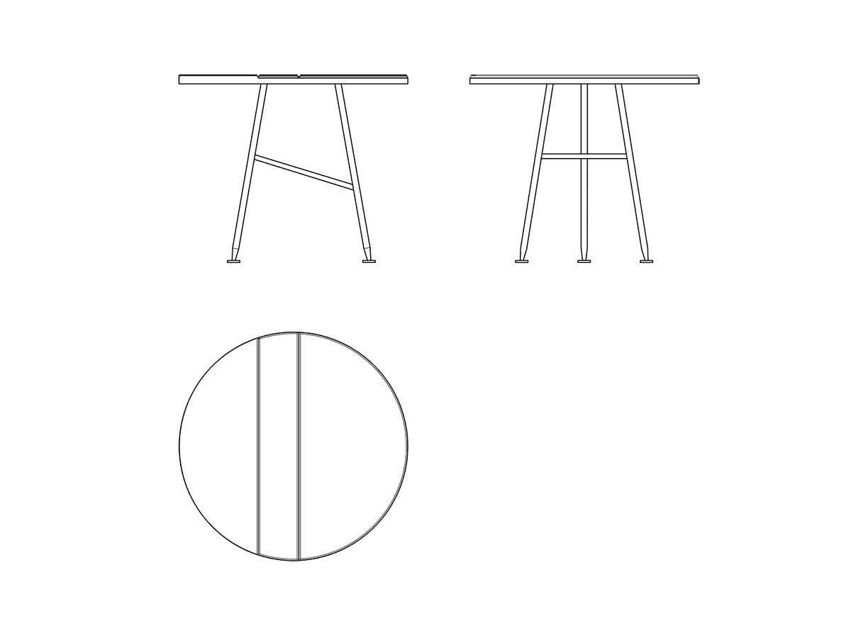 Круглый журнальный столик Sicis TRAY ARCH-00144626 - Вид №4