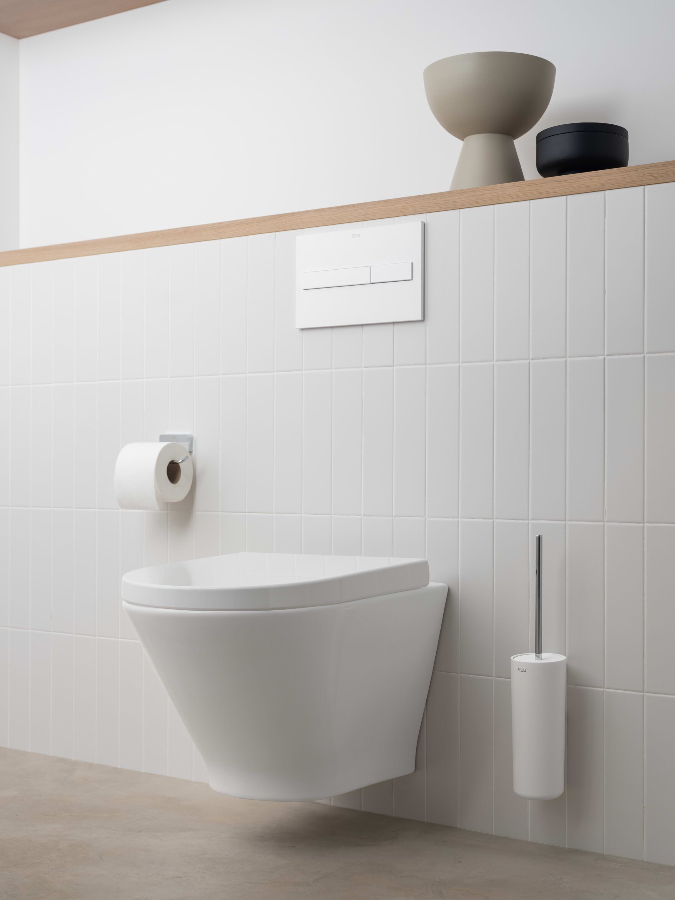 Фарфоровый компактный подвесной туалет Roca The Gap ARCH-00030898 - Вид №4