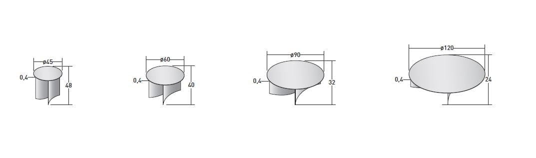 Круглый металлический журнальный столик Flou Pierre ARCH-00127357 - Вид №17