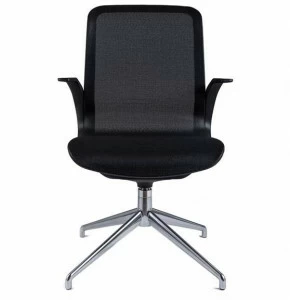 Luxy Офисное кресло на козлах из нейлона® со средней спинкой Smartlight 4exfi02, 4exfi04