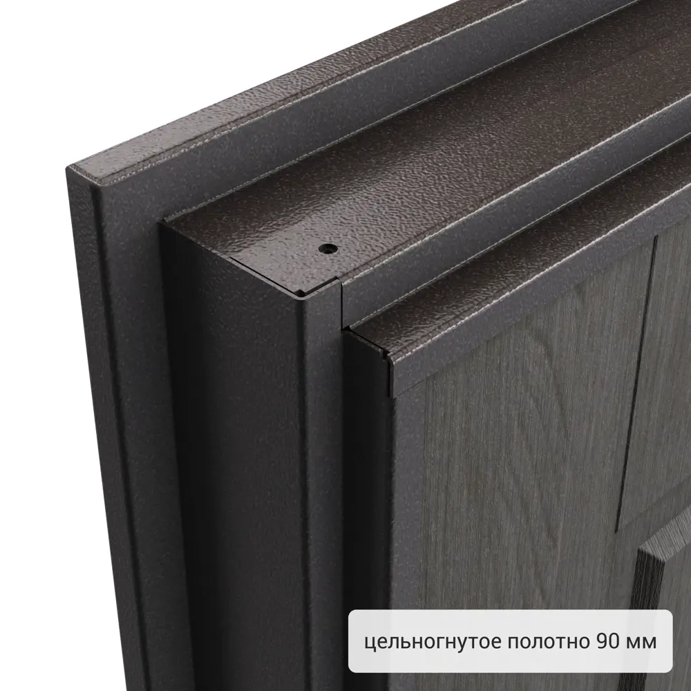 Дверь металлическая Контрол Мария, 960 мм, правая, цвет серый дуб TOREX STLM-2100046 - Вид №11