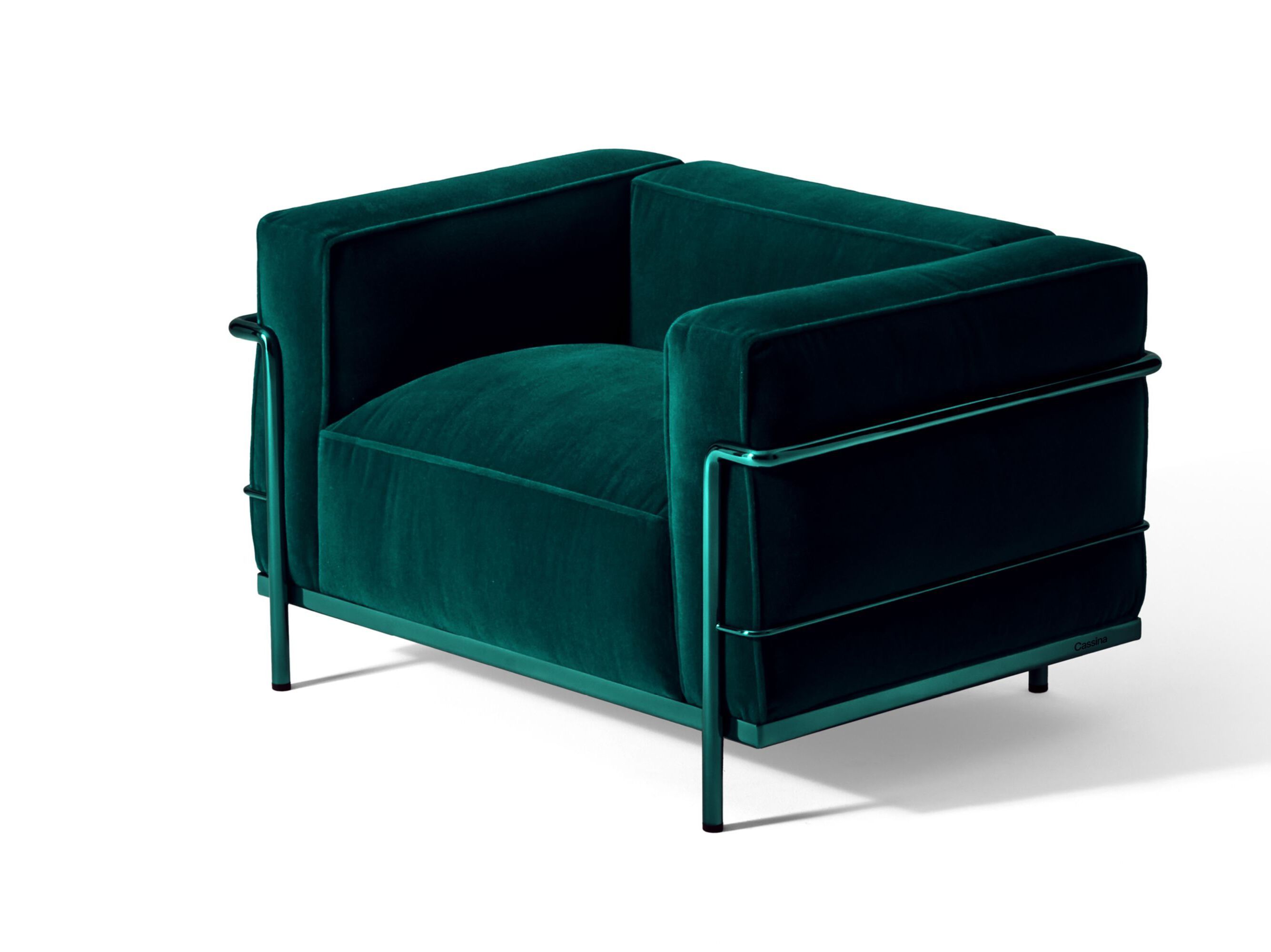 Бархатное кресло с подлокотниками CASSINA LC ARCH-00023763 - Вид №9