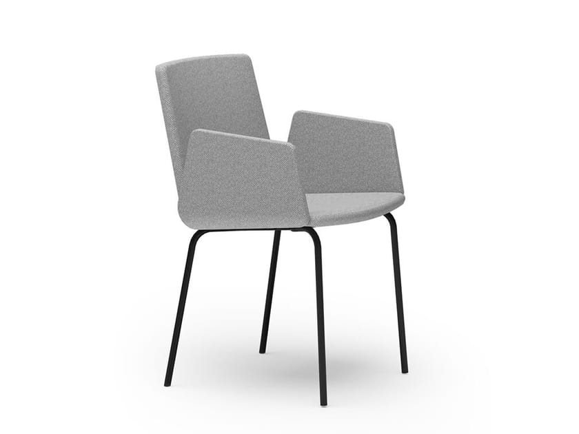 Стул ресторана ткани с подлокотниками SCHNEEWEISS interior Eless ARCH-00135627