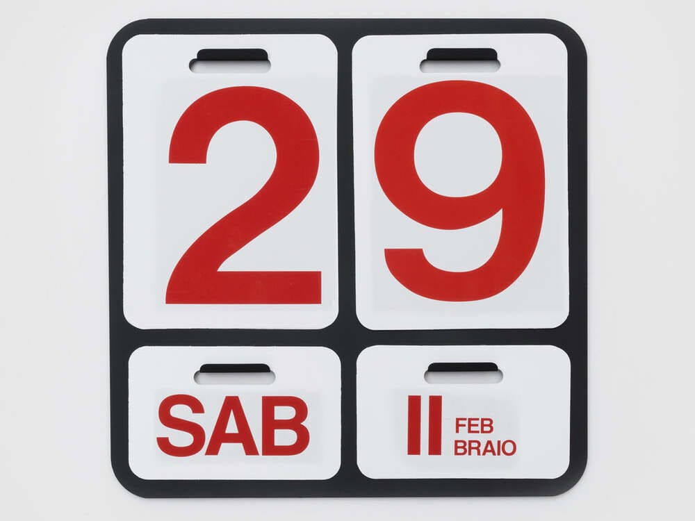 Вечный настенный календарь In Stock датский Милан ARCH-00078082