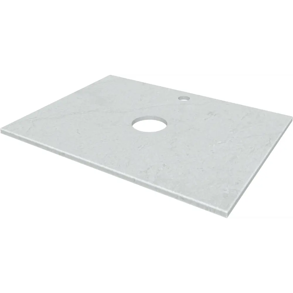 Столешница в ванную 60х45 см керамогранит цвет серый Santreyd Столешницы из керамогранита STLM-2177283