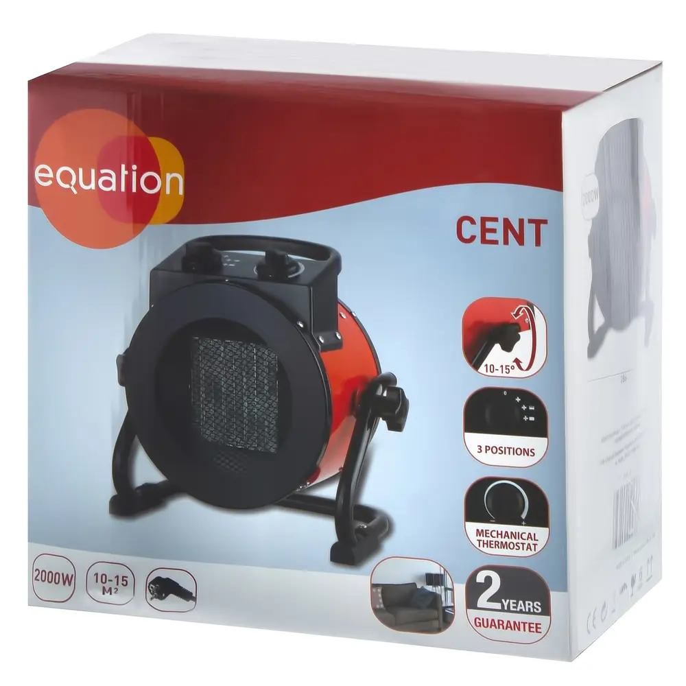 Тепловая пушка электрическая Equation 2000 Вт STLM-2195704 - Вид №2