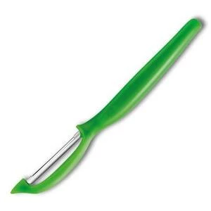 Нож для чистки овощей и фруктов Sharp Fresh Colourful с плавающим лезвием, зеленая рукоятка
