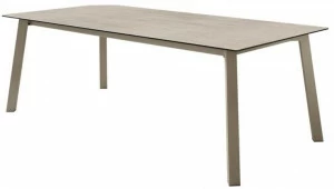 DRESSY Прямоугольный стол с керамической столешницей под дерево  5021