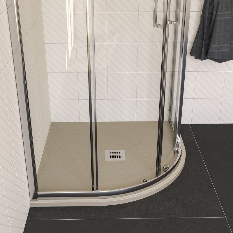 Нескользящий полукруглый поддон для душа из композитного материала Ercos Stone ARCH-00102683 - Вид №3