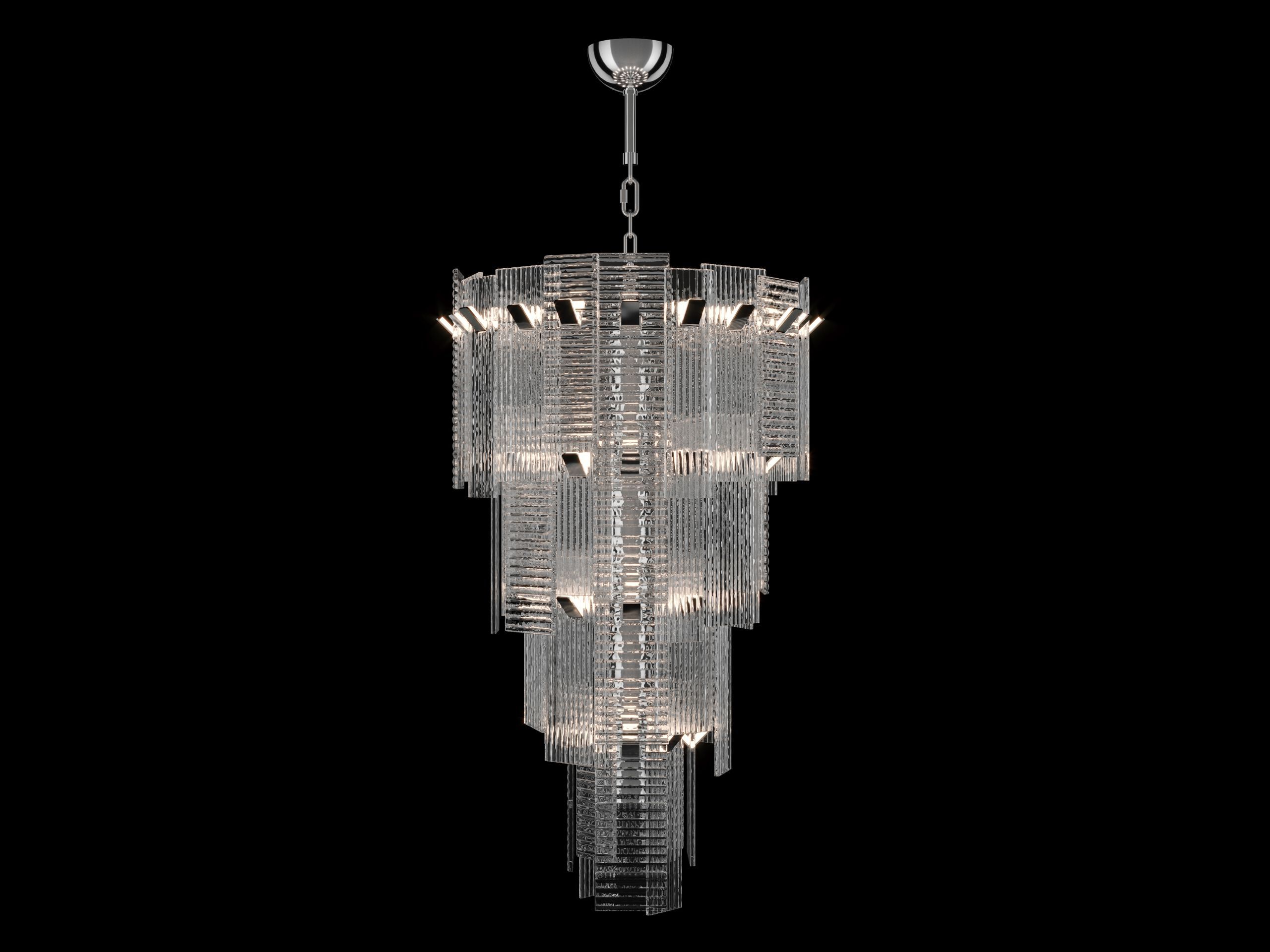 Венецианский Кристалл ручной работы подвесной светильник Barovier&Toso Midtown ARCH-00108324 - Вид №4
