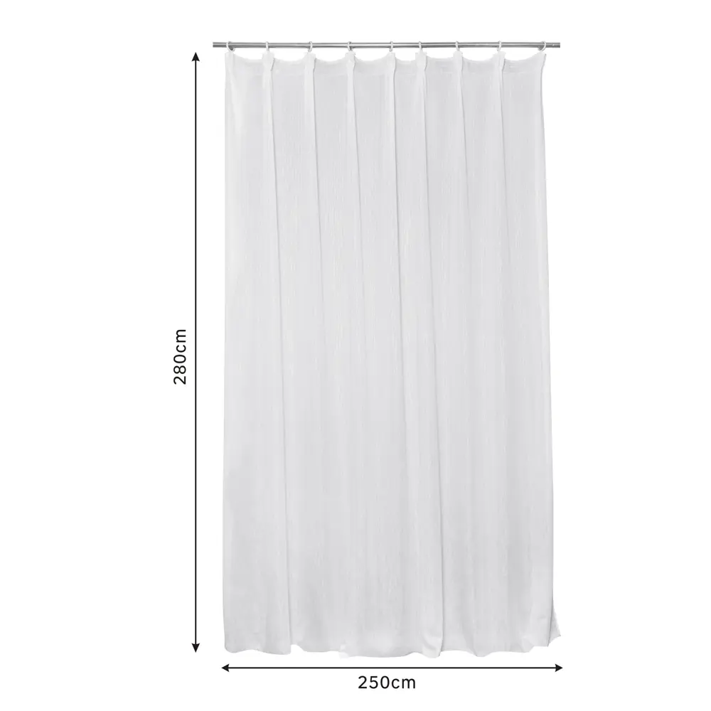 Тюль на ленте Inspire Arriba 250x280 см цвет белый 88311146 STLM-2111315  - Вид №1