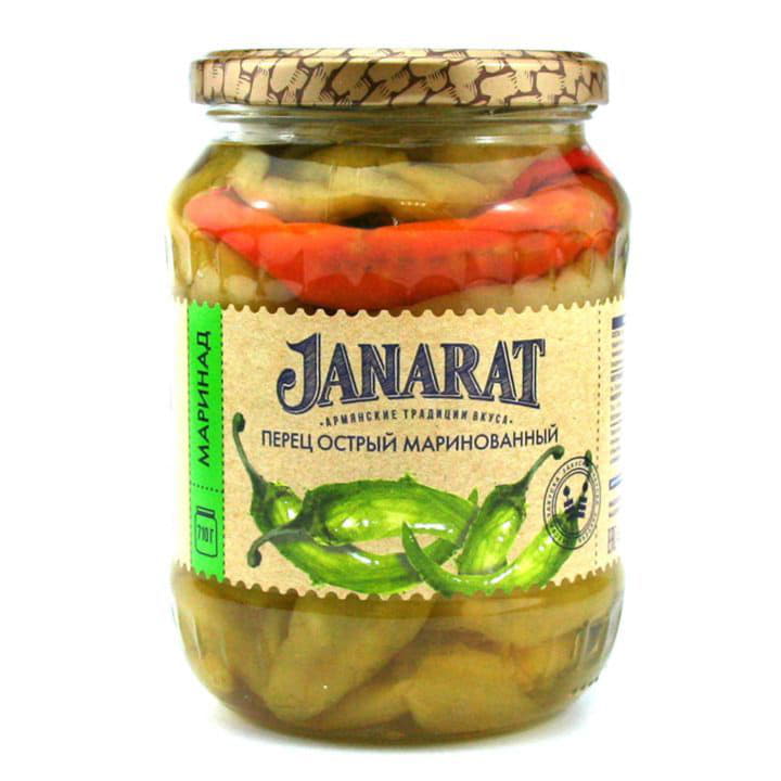 Перец острый маринованный Janarat 710 г Santreyd 9690 - Вид №1