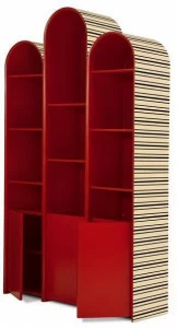 Scarlet Splendour Книжный шкаф отдельно стоящий модульный Vanilla noir