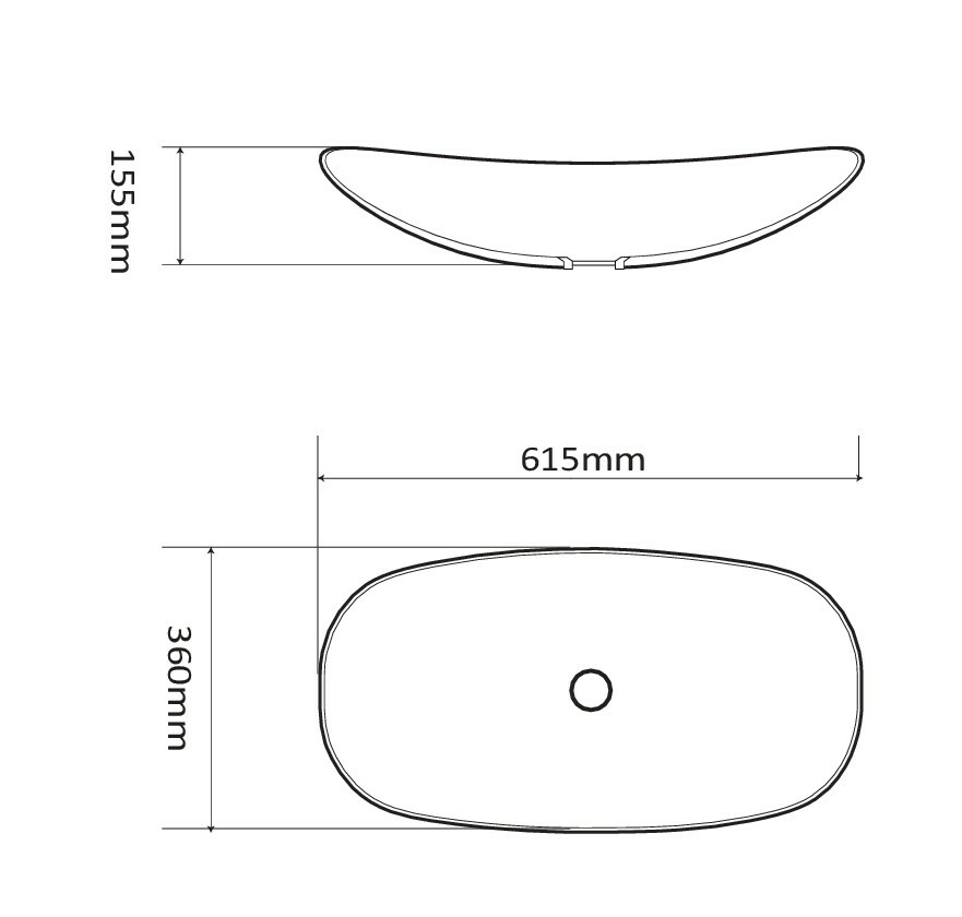 Раковина чаша SL-1025МВ SANTILINE  - Вид №1