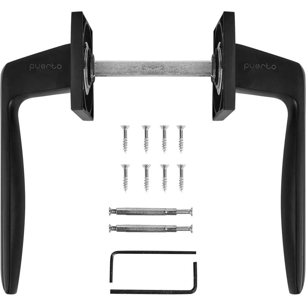 Дверные ручки PUERTO Slim Эспрессо для межкомнатных дверей 86523203 STLM-1478902 - Вид №1