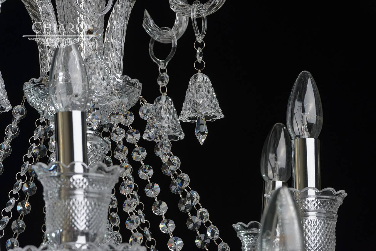 Подвесная люстра Chiaro Барселона 313012418 хром CHIARO ДИЗАЙНЕРСКИЕ, БАРСЕЛОНА 059397 Хром  - Вид №3