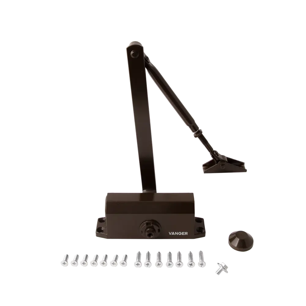 Доводчик дверной Vanger DC-45-BR, до 45 кг, цвет коричневый STLM-2132446 - Вид №1