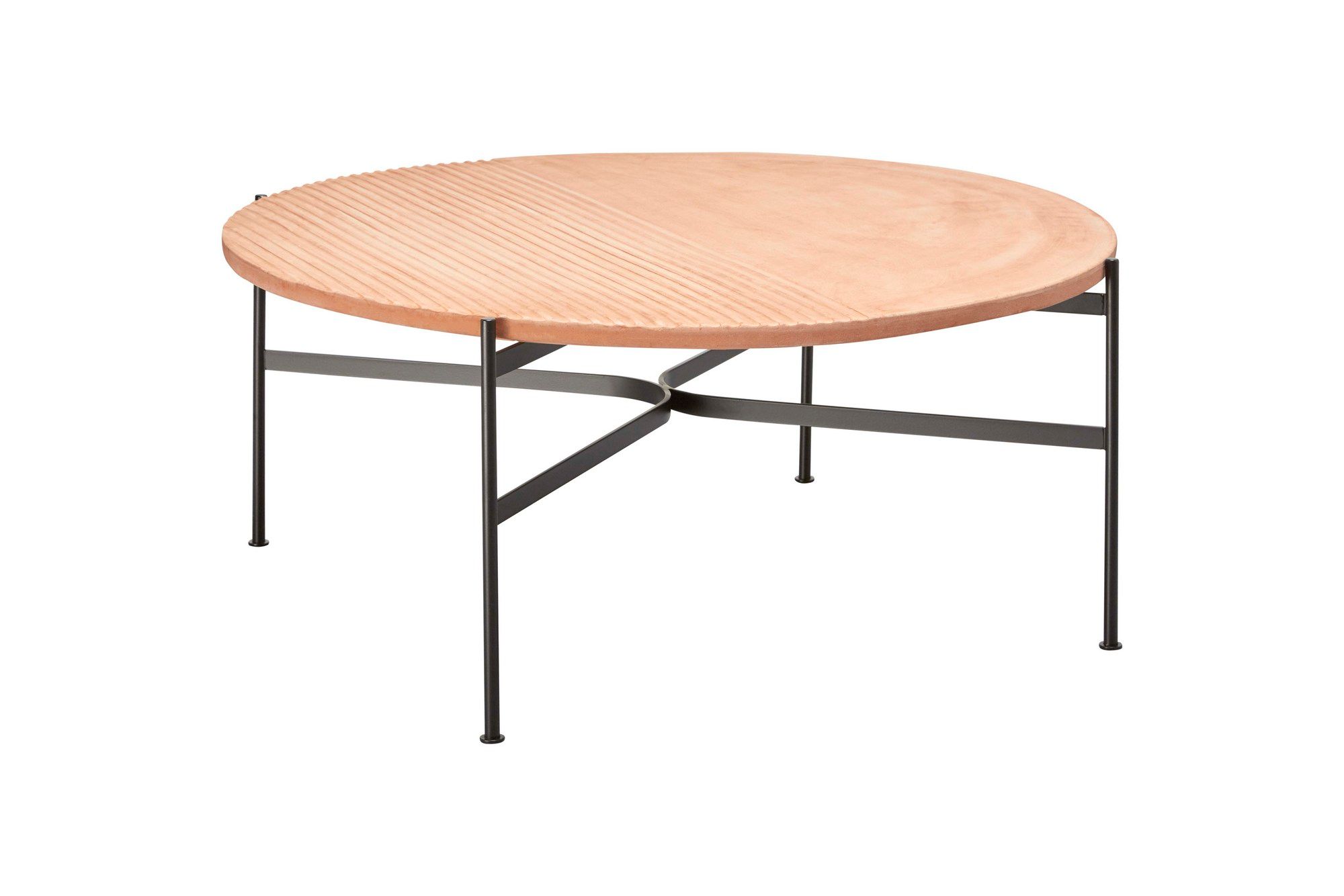 Низкий круглый терракотовый журнальный столик SP01 Жанетт ARCH-00063673 - Вид №1