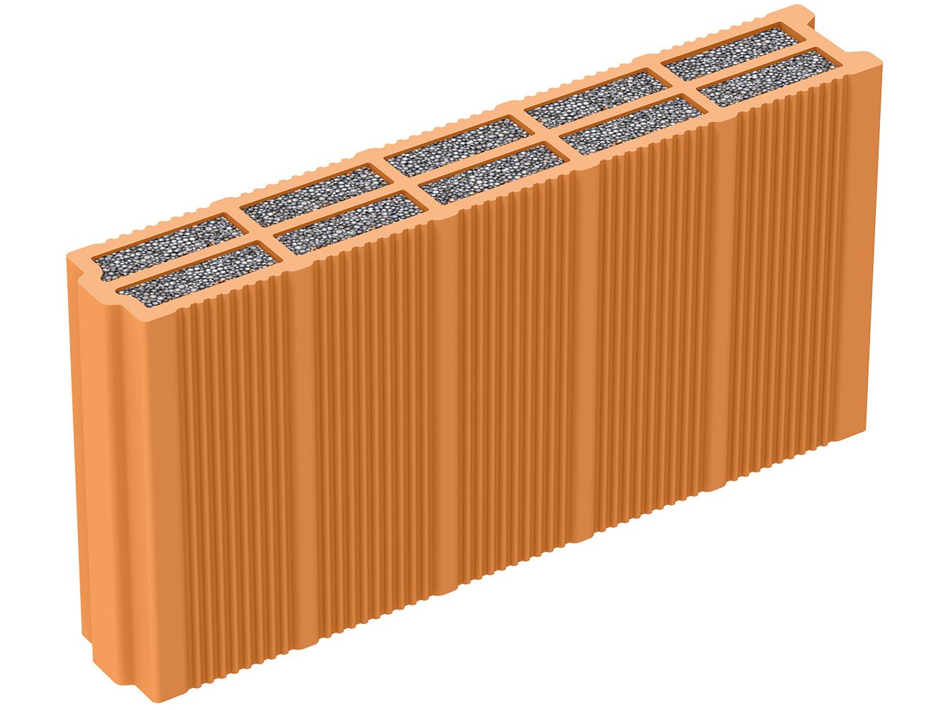 Теплоизоляционный кирпичный блок Fornaci Laterizi Danesi Normablok Plus ARCH-00050531 - Вид №1