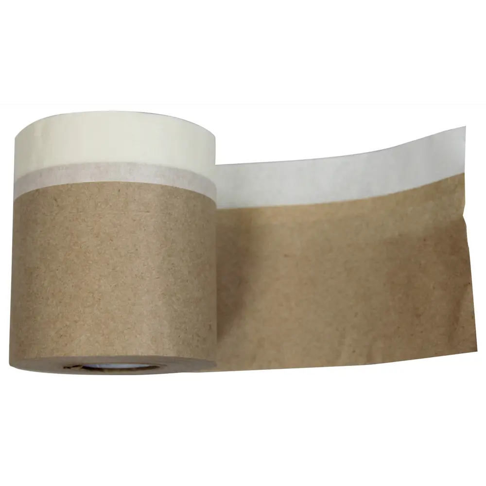 Бумага защитная с малярной лентой Dexter 20 м х 10 см STLM-2066251 - Вид №1