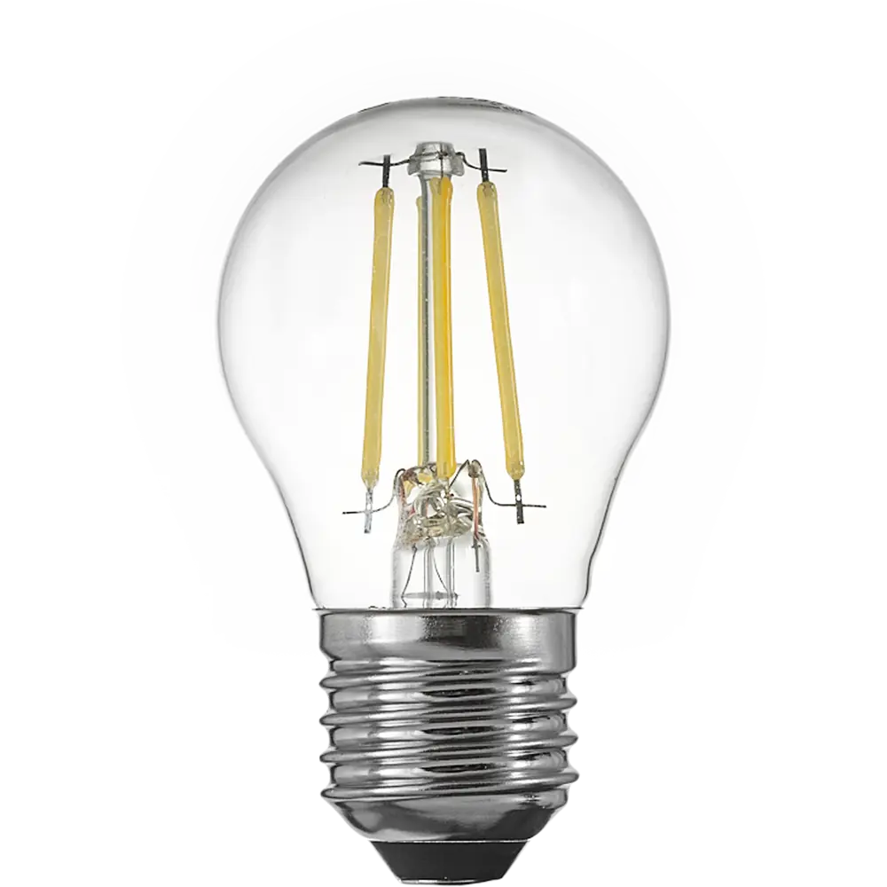 Лампа светодиодная Osram Р E27 220/240 В 4 Вт шар 470 лм холодный белый свет STLM-2062479 - Вид №1