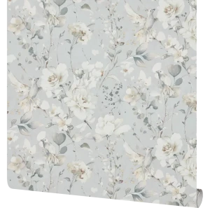 Обои флизелиновые Ateliero Garden голубые 1,06х10 м At283244