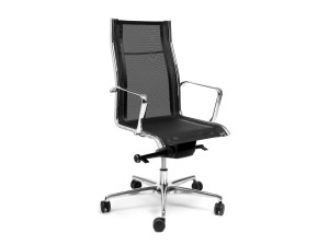 5 спиц с высокой спинкой сетчатое вращающееся офисное кресло