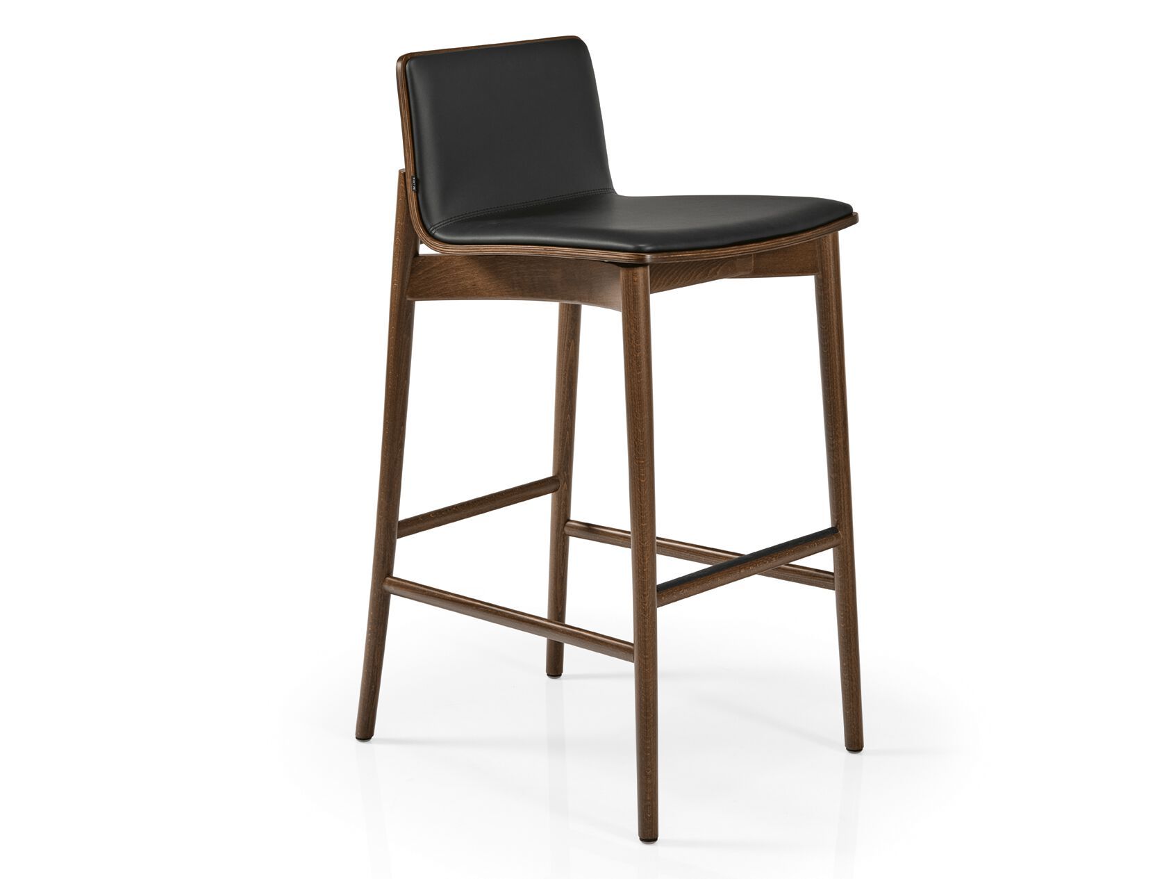 Высокий стул из бука с мягким сиденьем More Contract Ava ARCH-00000570