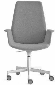 Lapalma Офисное кресло для руководителя из экокожи с 4-мя спицами Uno