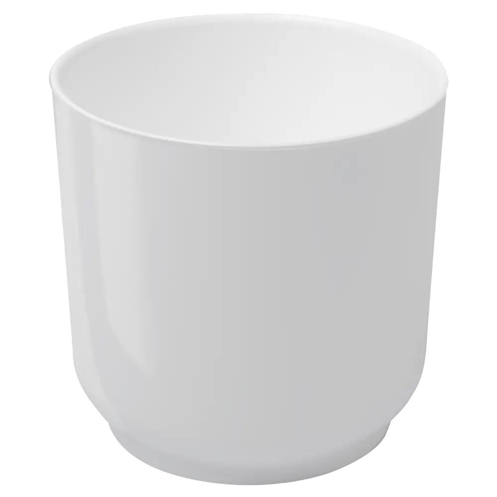 Кашпо Evergreen Design Дельта 22x22x22 см v6.4 л пластик белый STLM-2089779