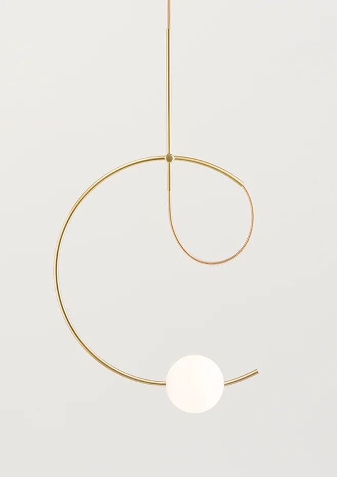 Стеклянный светодиодный подвесной светильник Estiluz Loop ARCH-00076514 - Вид №2