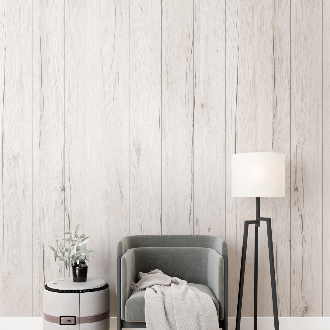 Панель МДФ Classic STELLA Standart 2700х200х6 Дуб Санремо Белый (упак. 8 шт.) STSR-89 - Вид №2