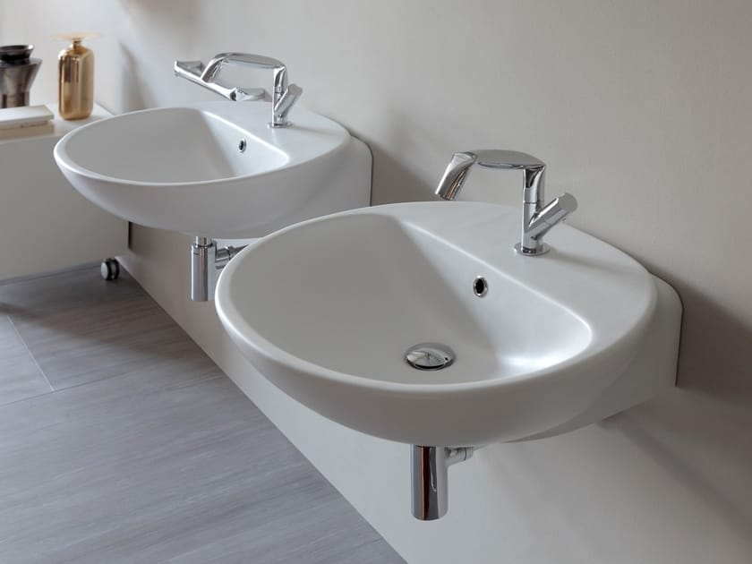 Керамический одиночный подвесной умывальник Ceramica Flaminia Nuda ARCH-00058491