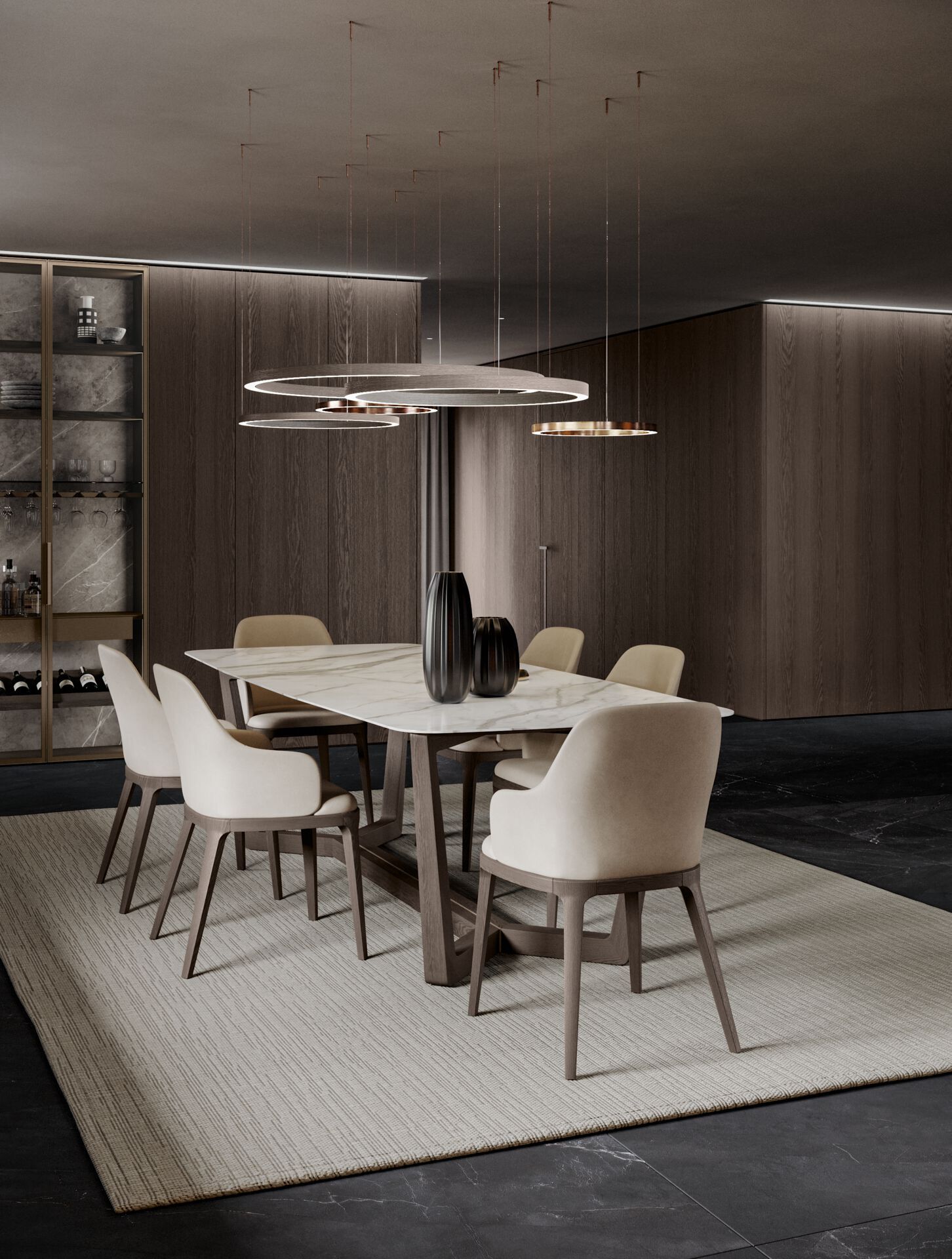 Стол из керамогранита с твердой деревянной основой Olivieri HECTOR ARCH-00085818 - Вид №3