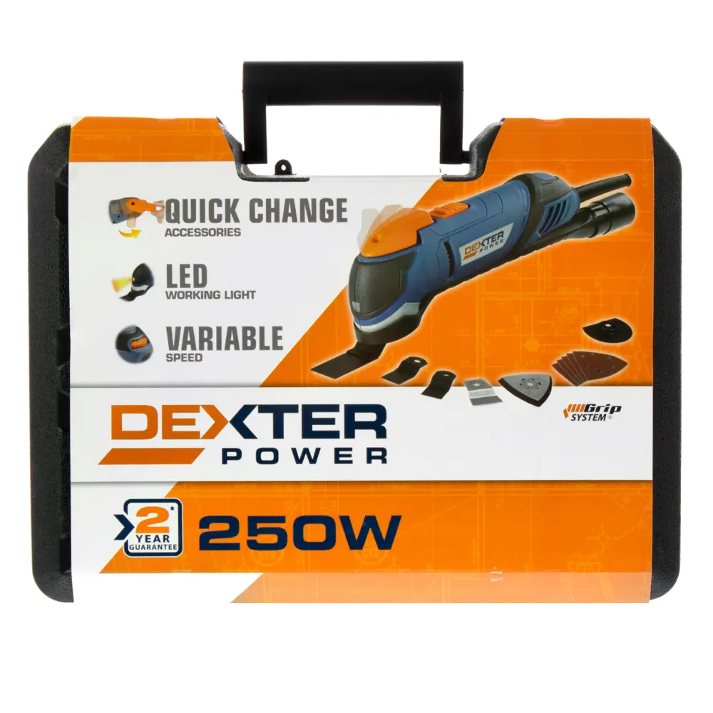 Реноватор с быстросъёмом Dexter 250 Вт, набор аксессуаров STLM-2211518 - Вид №4