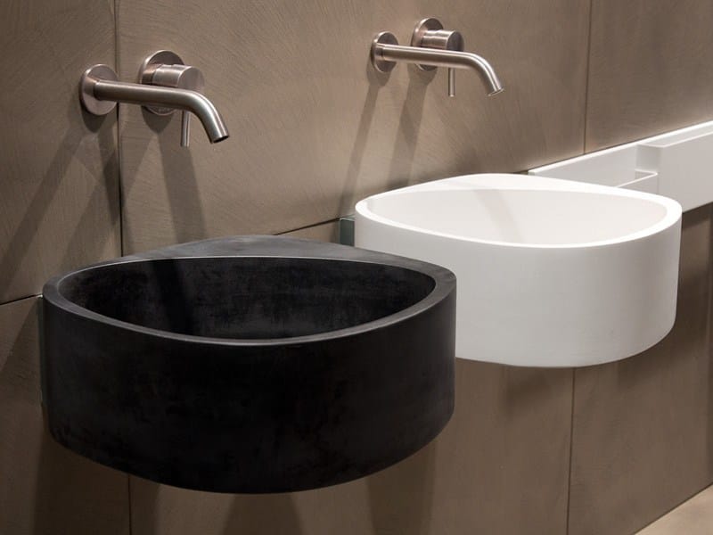 Бетонный одиночный подвесной умывальник Moab Elletre ARCH-00078215 - Вид №4