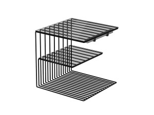 Журнальный столик из железа и стекла