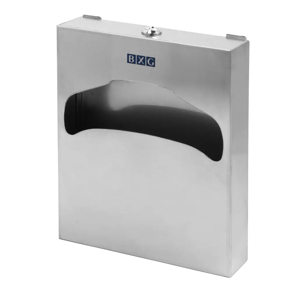 Диспенсер для покрытий на унитаз BXG CDA-9019 для 1/4 сложения нержавеющая сталь STLM-2175892