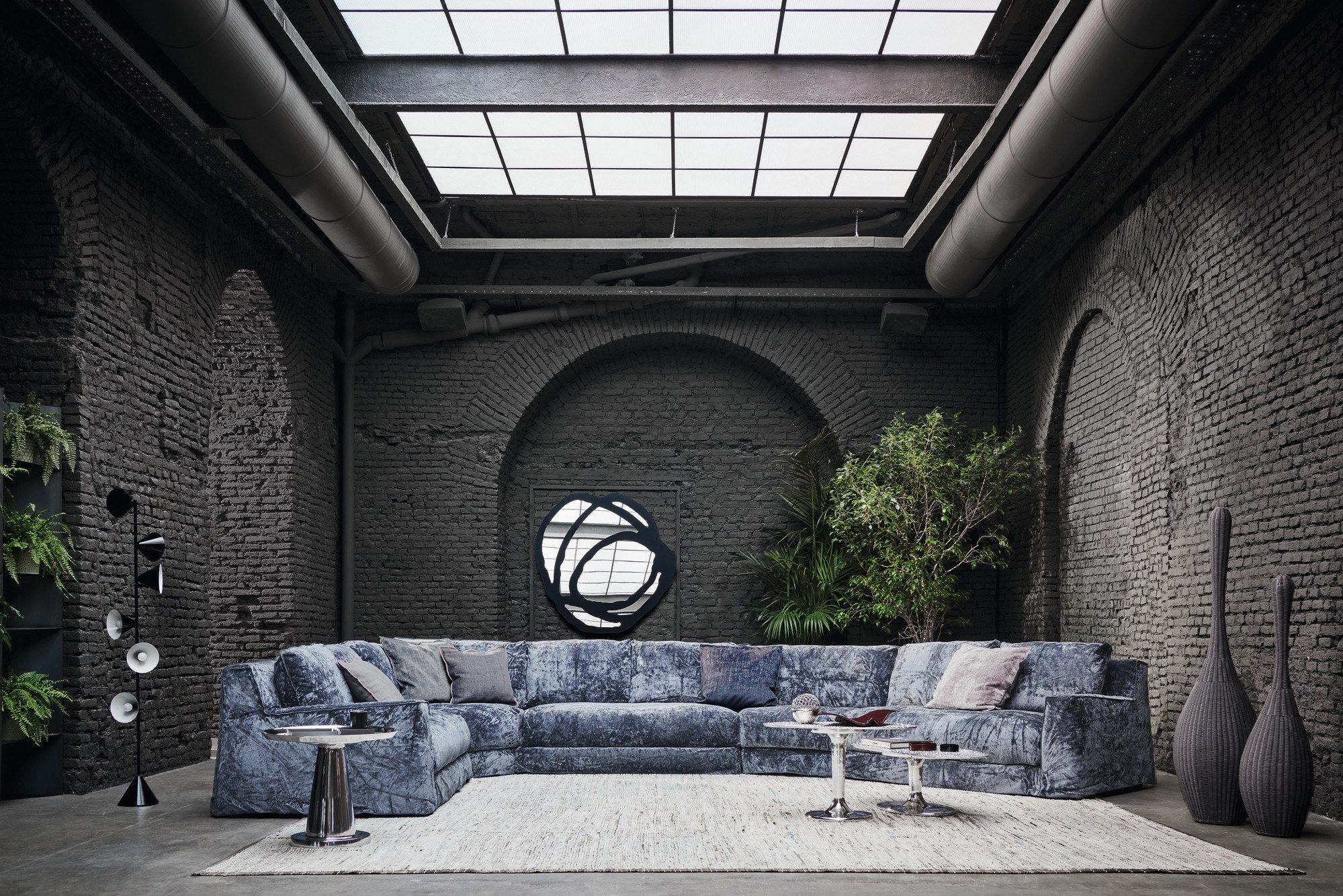 Изогнутый диван из ткани Gervasoni Loll ARCH-00002256 - Вид №1