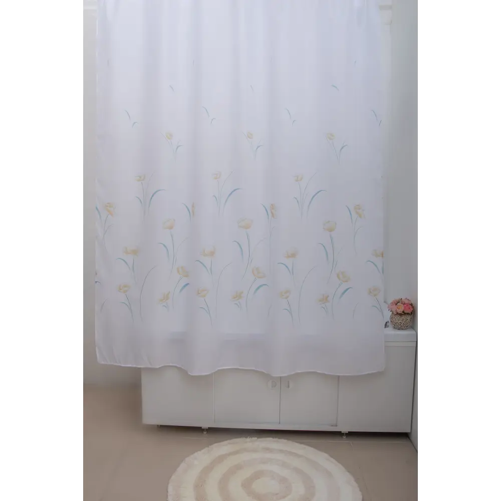 Штора для ванной Primanova Cute 180x200 см полиэстер цвет белый STLM-2204992 - Вид №2