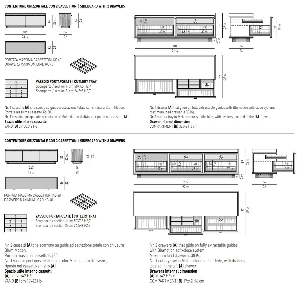 Шкаф с ящиками Minotti Даррен ARCH-00125664 - Вид №3