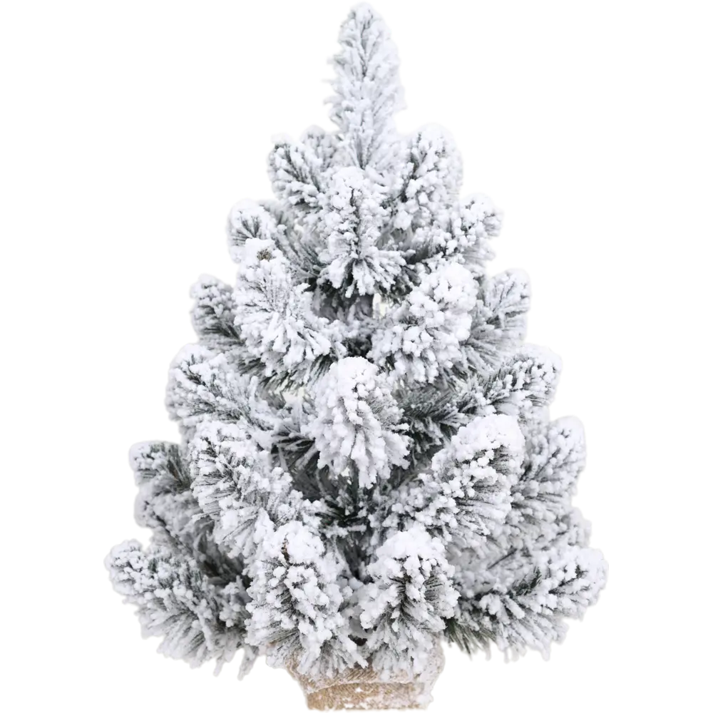 Ель новогодняя искусственная Кавказская заснеженная 60см НОВАЯ ЁЛКА STLM-2150285