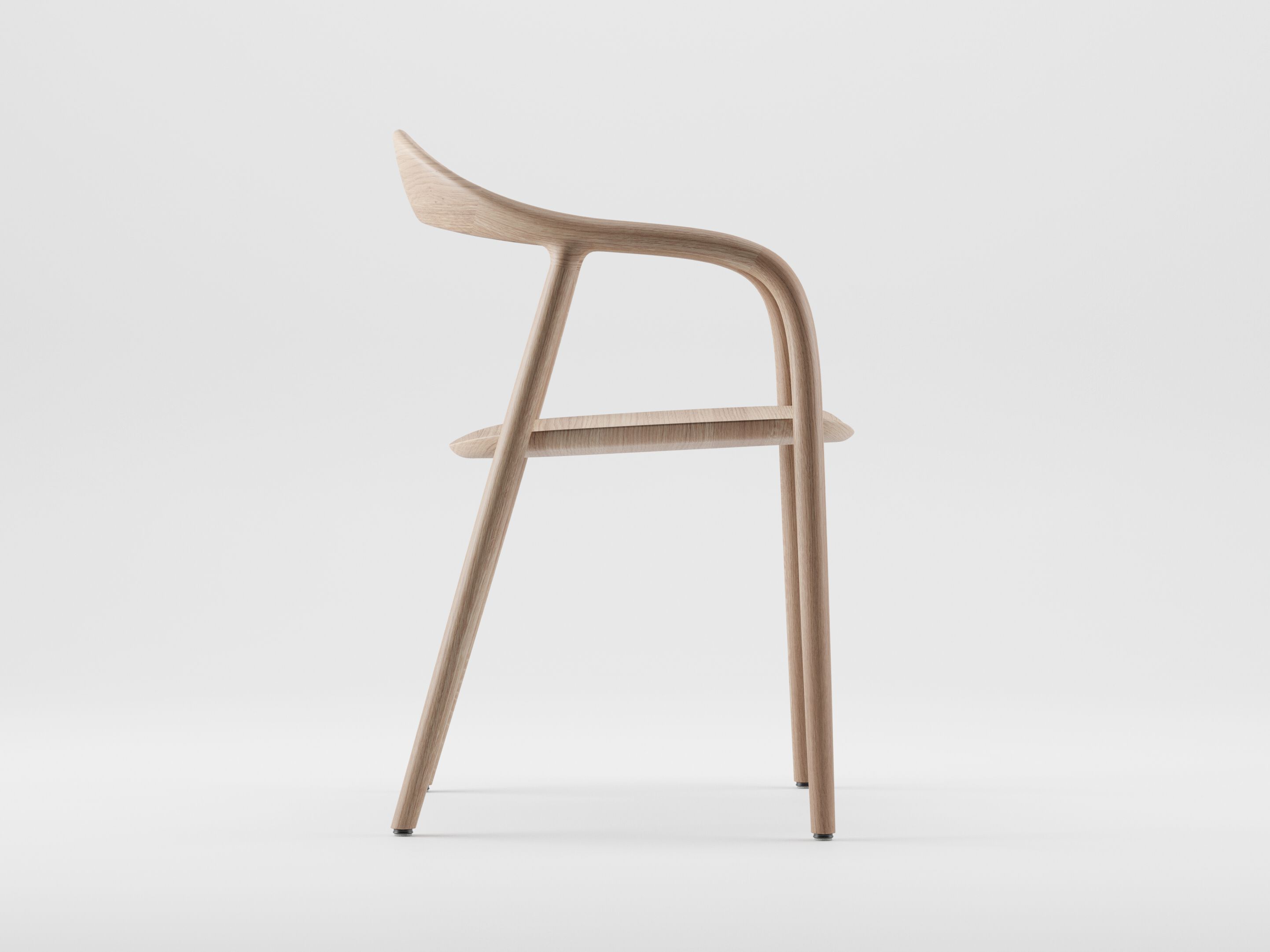 Стул из массива дерева с подлокотниками Artisan ARCH-00025823 - Вид №2