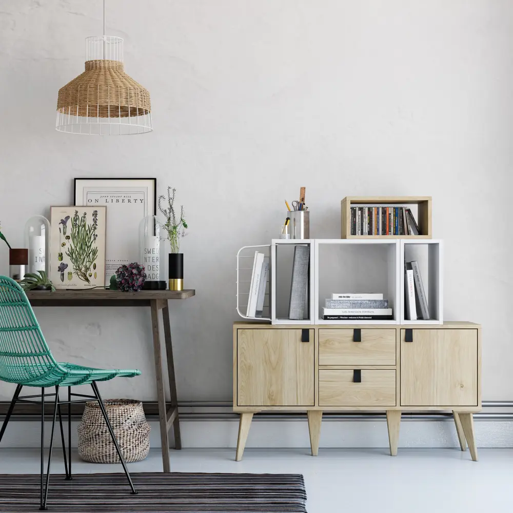 Ручка-скоба Spaceo KUB Paris цвет черный STLM-2189744 - Вид №1